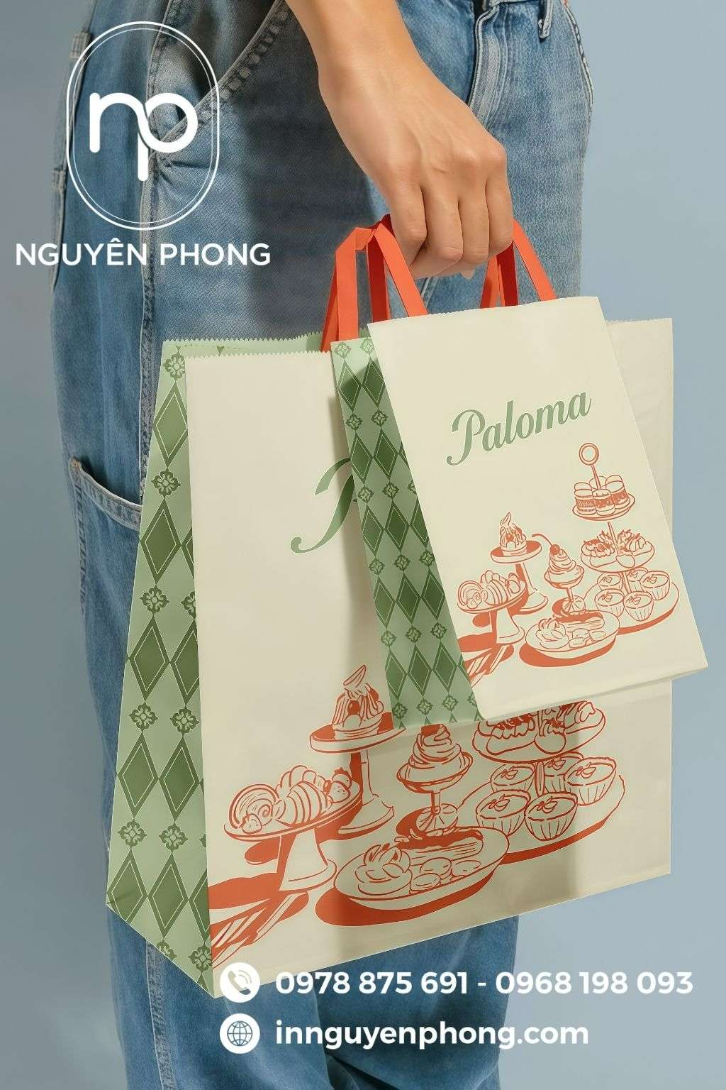 Mẫu túi giấy đựng cà phê thiết kế đẹp 